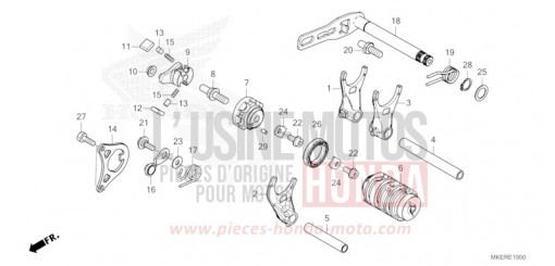 GEARSHIFT DRUM CRF450RXS de 2025